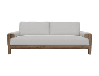 Wooden Frame & Base, Sofa - Ecru Beige