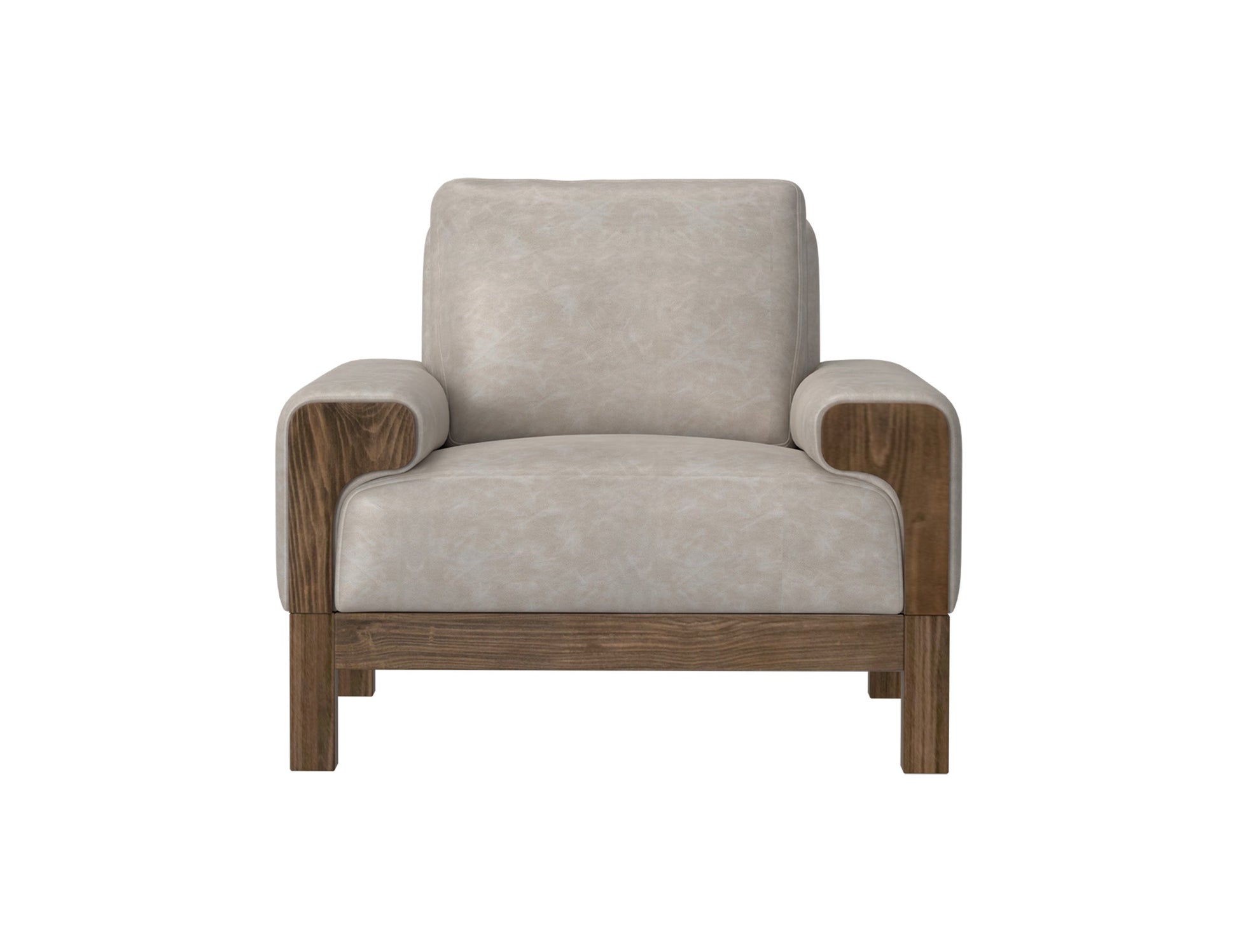 Wooden Frame & Base, Armchair - Ivpry