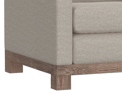 Wooden Frame & Base, Loveseat - Agreeable Gray