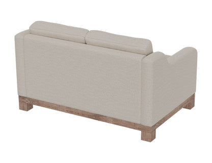 Wooden Frame & Base, Loveseat - Agreeable Gray
