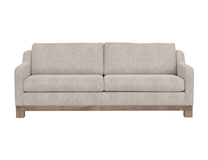 Wooden Frame & Base, Sofa - Ivory