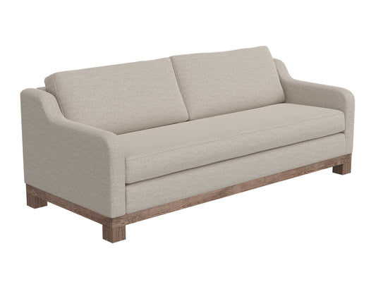 Wooden Frame & Base, Sofa - Agreeable Gray