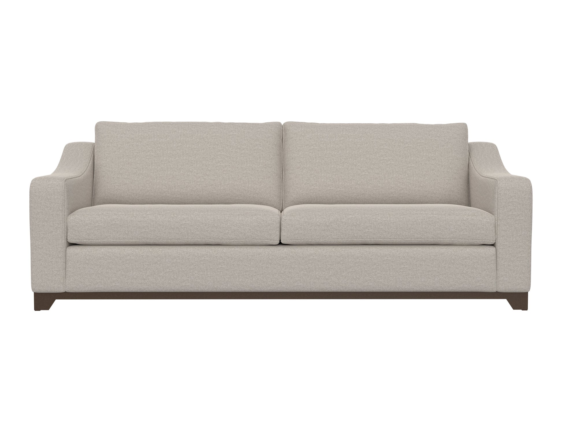 Wooden Frame & Base, Sofa - Agreeable Gray