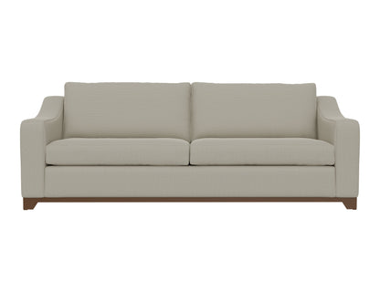 Wooden Frame & Base, Sofa - Almond Gray