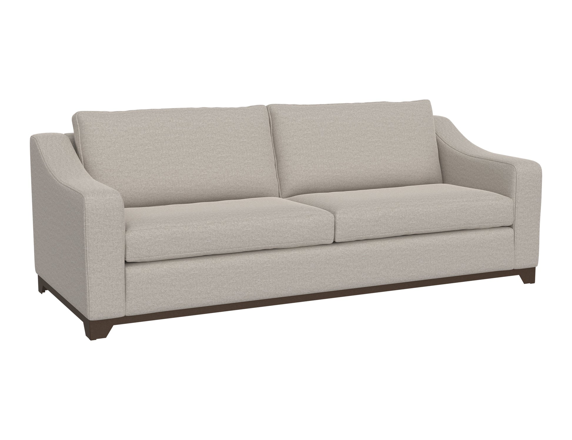 Wooden Frame & Base, Sofa - Agreeable Gray