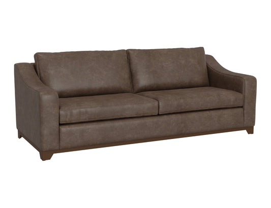 Wooden Frame & Base, Sofa - Chocolate Brown