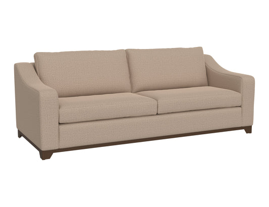 Wooden Frame & Base, Sofa - Capuccino Brown