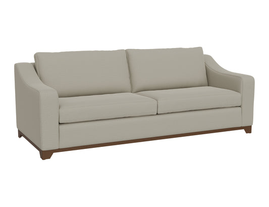 Wooden Frame & Base, Sofa - Almond Gray