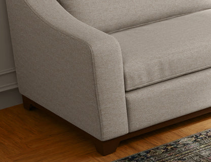 Wooden Frame & Base, Sofa - Agreeable Gray