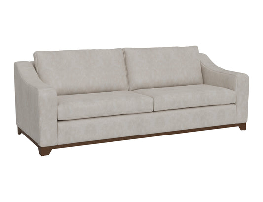 Wooden Frame & Base, Sofa - Ivory