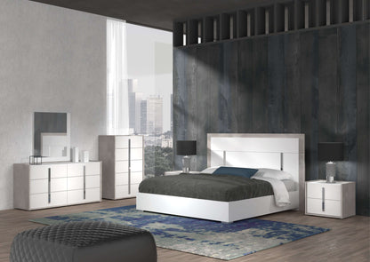 Ada Premium Mirror in Cemento/Bianco Opac