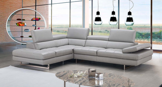 A761 Italian Leather Sectional
