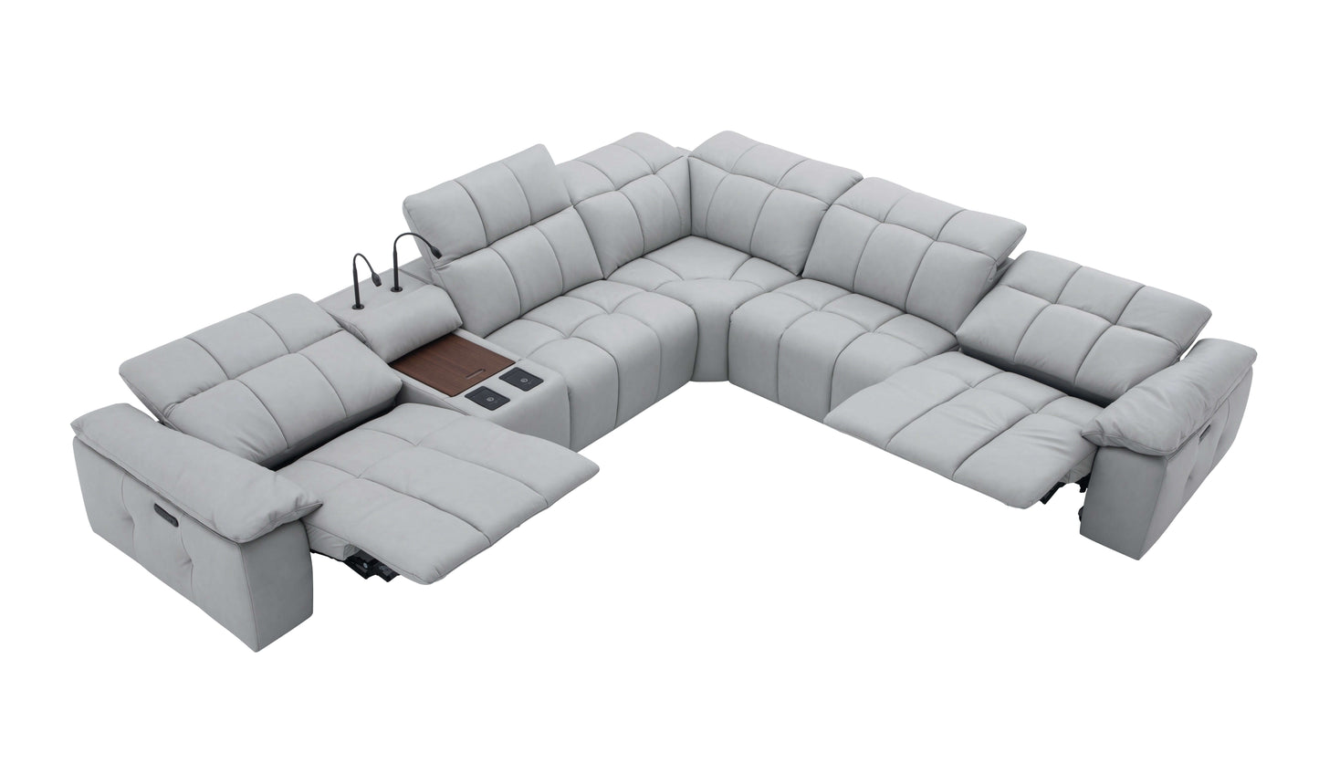 Beaumont Sectional in Light Gray