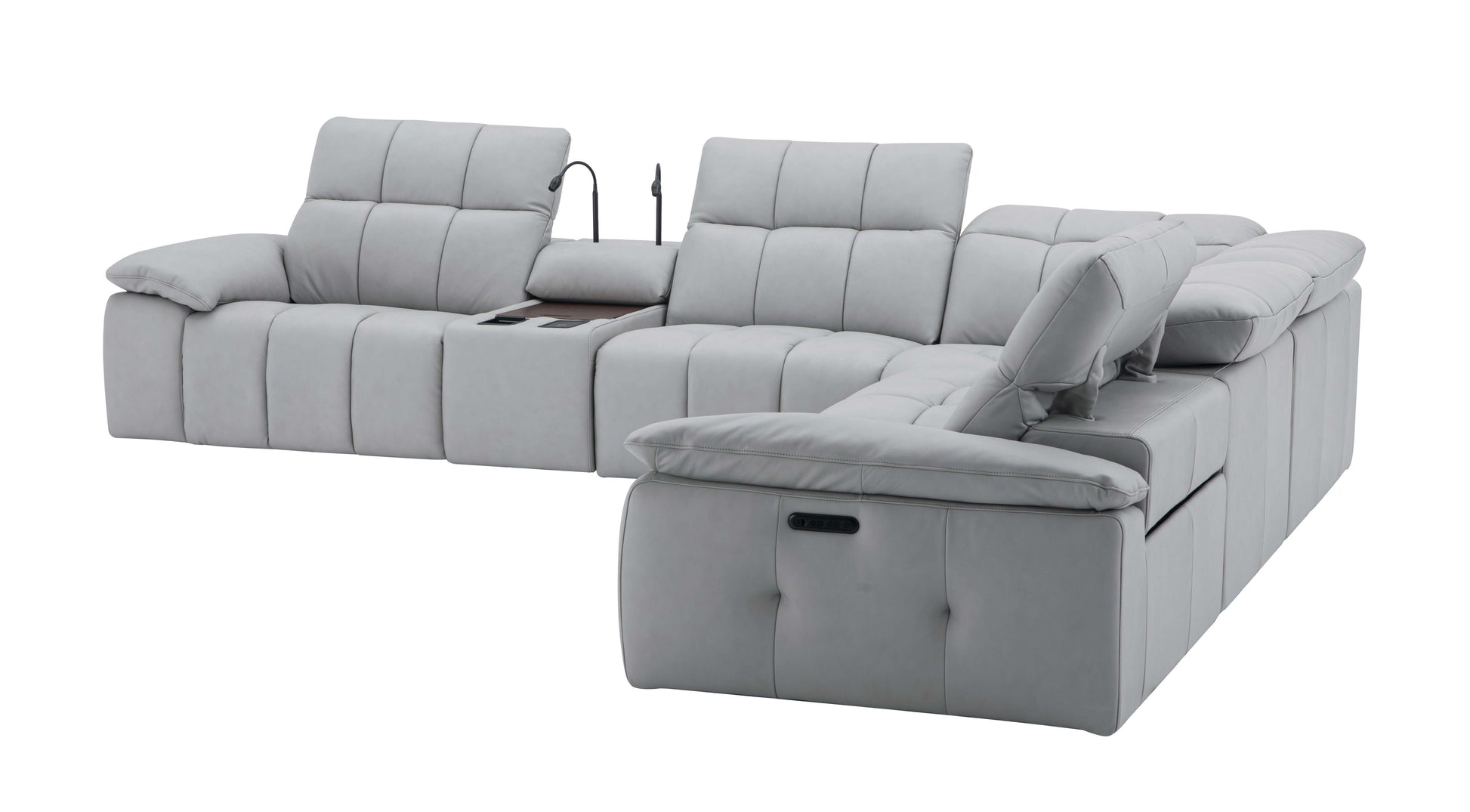 Beaumont Sectional in Light Gray