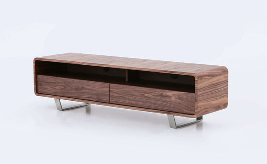 Greenwich TV Base in Walnut