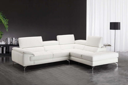 Nila Premium Leather Sectional Chaise