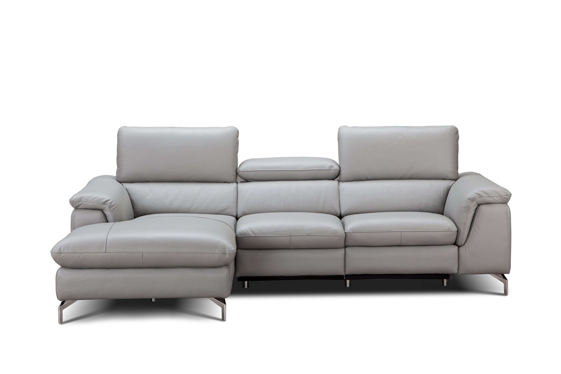 Serena Premium Leather Sectional Chaise
