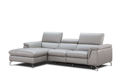 Serena Premium Leather Sectional Chaise