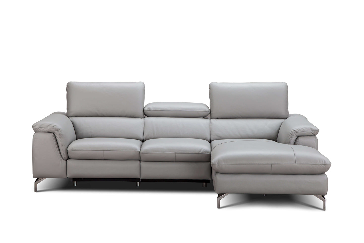 Serena Premium Leather Sectional Chaise