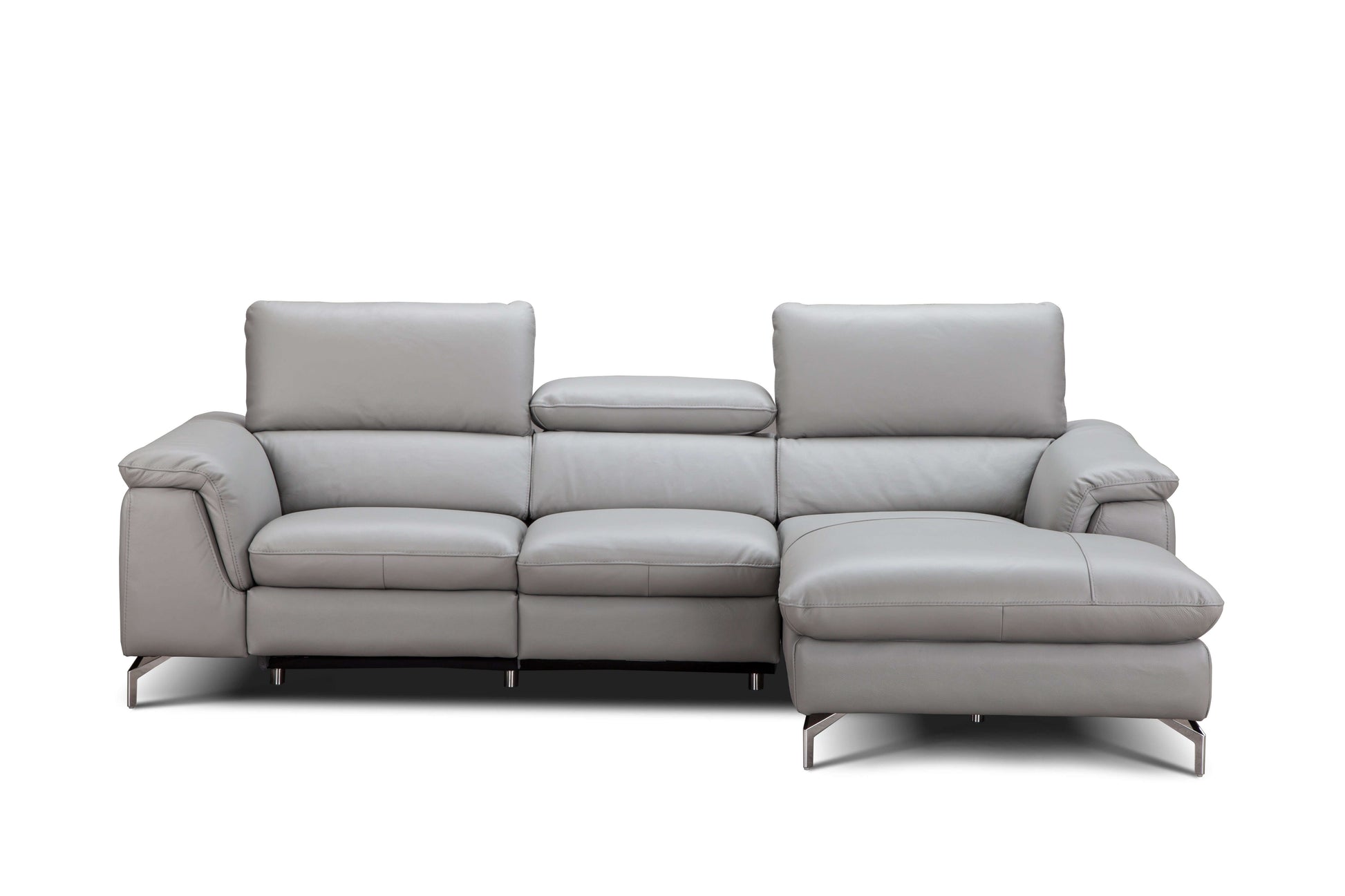 Serena Premium Leather Sectional Chaise