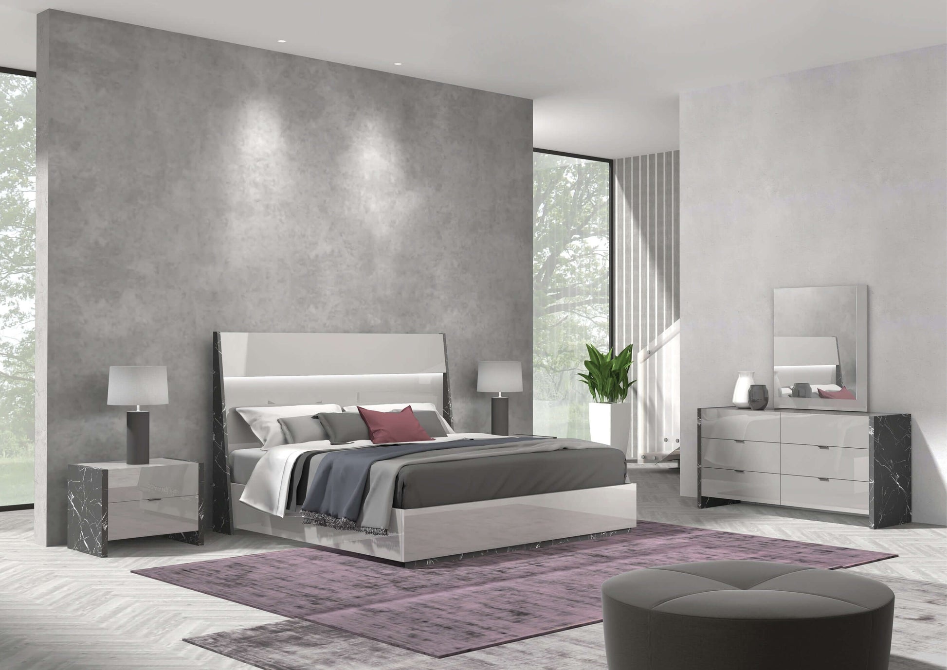 Stoneage Premium Mirror in Grigio