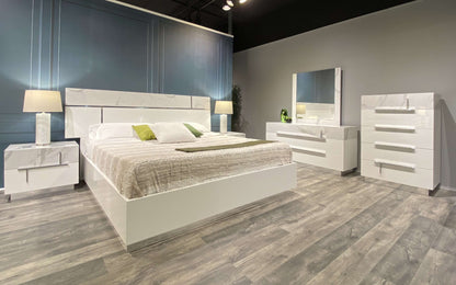 Sunset Premium Mirror in Bianco Luc+Stat