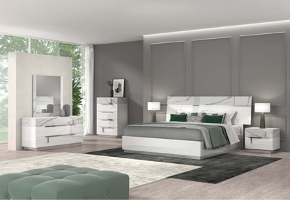 Sunset Premium Mirror in Bianco Luc+Stat