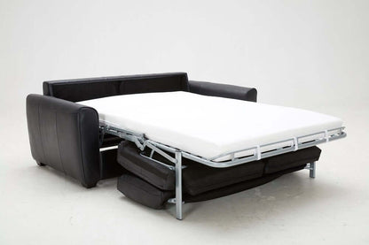 Ventura Sofa Bed in Black Leather