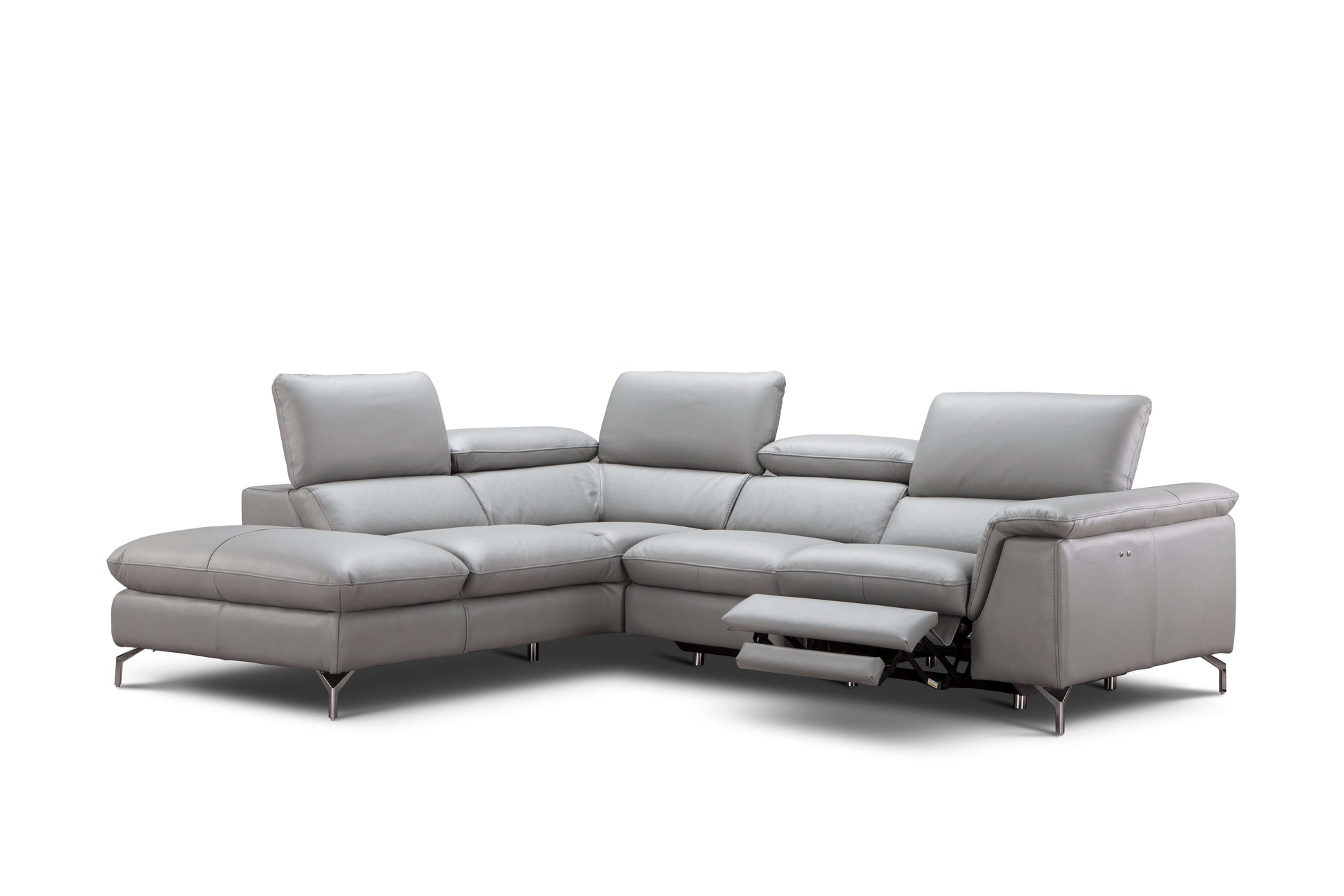 Viola Premium Leather Sectional Chaise