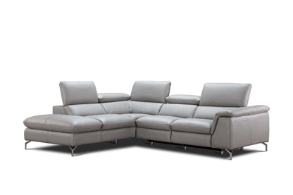 Viola Premium Leather Sectional Chaise