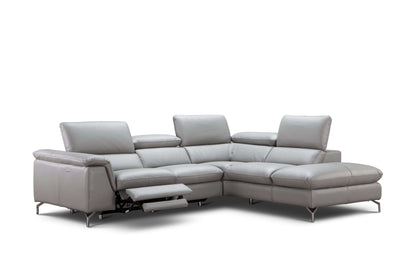 Viola Premium Leather Sectional Chaise