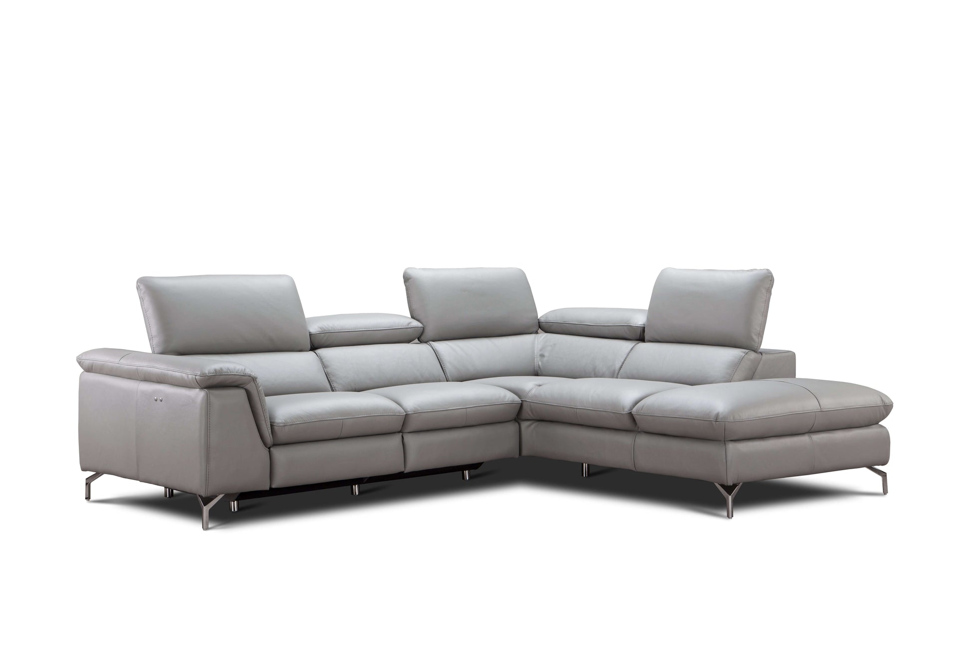 Viola Premium Leather Sectional Chaise